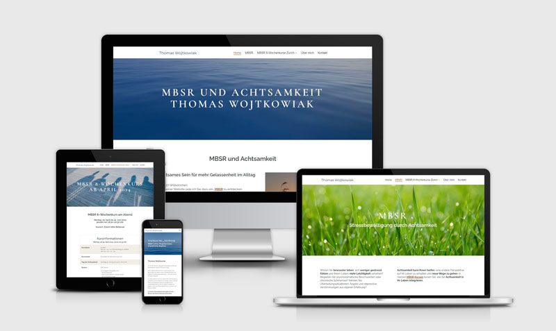 Website Thomas Wojtkowiak erstellt durch Cornelia Frei Webdesign